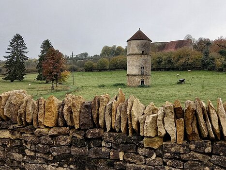 2021-11 Vezelay Hélène B, détail sortie