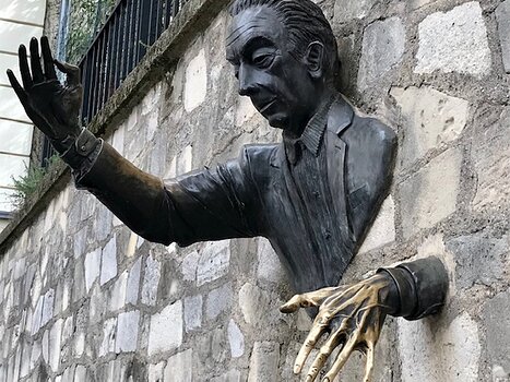 2022-09 Butte Montmartre Dominique B, détail sortie