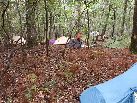 2022-09 Epernon Christelle, Loli, Philippe et Xavier, détail sortie