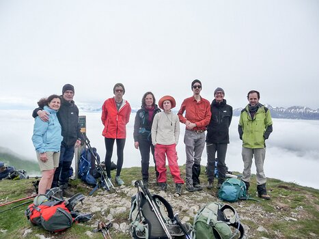 2023-05 Dévoluy Alice P, Simon B, Jean-Marc T, Xavier L, détail sortie