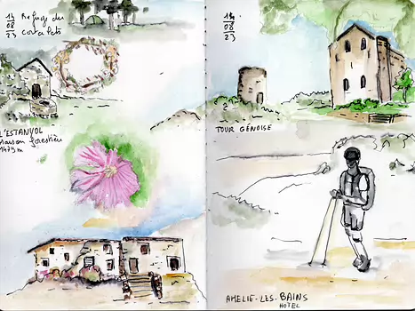 2023-07 Traversée des Pyrénées Détail sortie