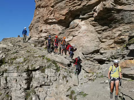 2025-08 Mont-Cenis Baptiste M, Renaud T, Michel D, Marie D, Xavier L, détail sortie