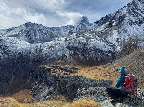 2025-10 Zermatt Hélène B, détail sortie