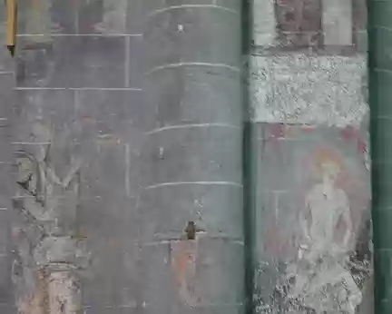 Fresque à l'intérieur de l'église de Chanteuges Fresque à l'intérieur de l'église de Chanteuges