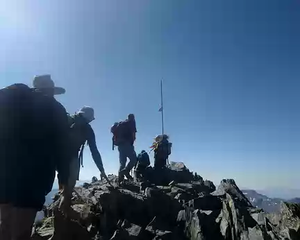 PXL130 Arrivée au sommet, 3143 m