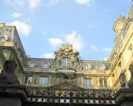 PXL020 Hôtel Fieubet du XIXè siècle à l'aspect pastichant la Renaissance et le Baroque, Quai des Célestins