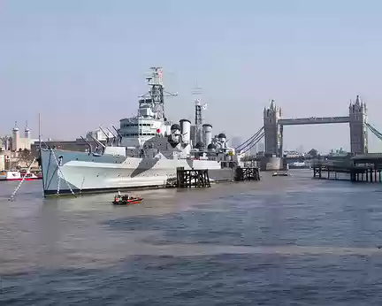 HMS Belfast, Londres, mars 2012 HMS Belfast