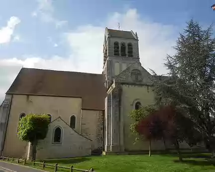 PXL000 Boutigny-sur-Essonne, Eglise St-Barthélémy (patron des bouchers et des tanneurs), XIIè siècle