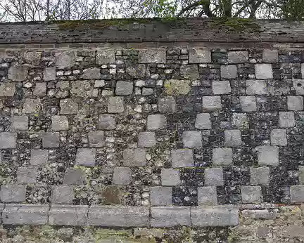 PXL076 Mur de silex et calcaire