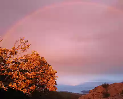 PXL174 Arc-en-ciel au coucher de soleil