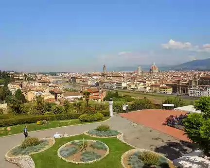 PXL231 Vue de Florence depuis la Place Michelangelo