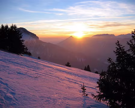 19 COUCHER DE SOLEIL SUR LE VERCORS