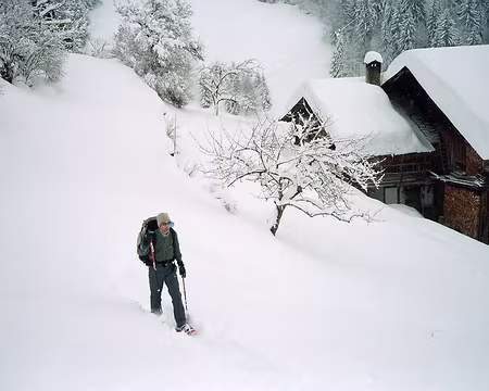 01 Samedi matin, départ entre les chalets