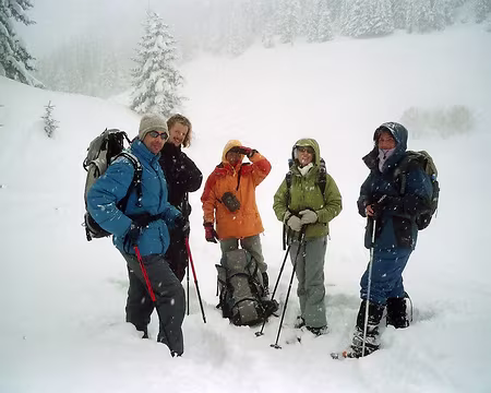 08 Au col du Pré : panorama virtuel et tempête de neige réelle