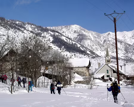 64 fin de la rando, arrivée à Névache
