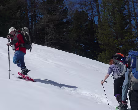 677 Trace d’Alain dans la montée au plateau de Fontantie.