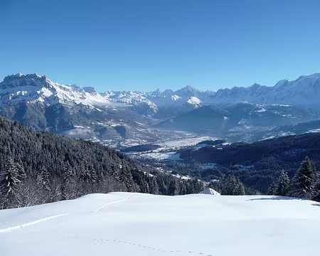 08 Vue sur le massif de Mont-Blanc, Les Aiguilles Rouges, etc