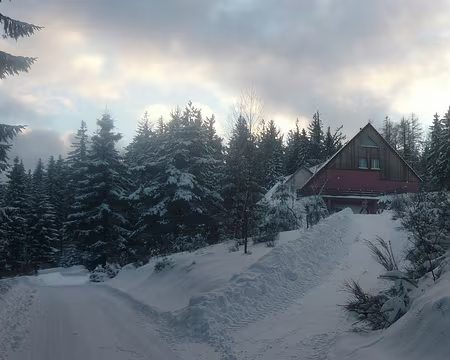 027 L'Hôtel de l'Etang du Devin, notre premier hébergement.