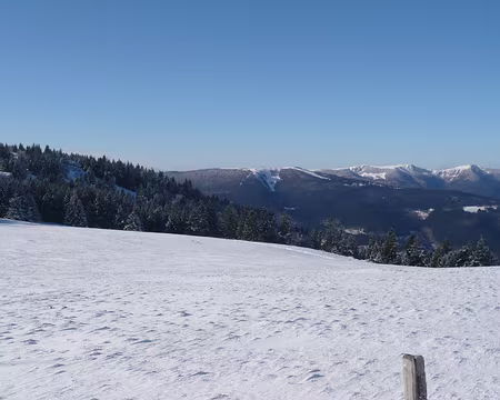 PXL043 Près du petit Ballon, vue vers le Hohneck (1362 m)