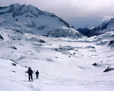 PXL026 Descente sur Ventosa y Calvell, estany de Travessani