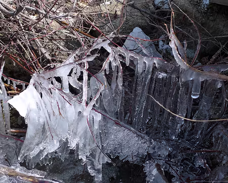 081 Petite sculpture de glace.