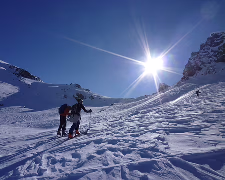 PXL000 Objectif du jour: ascension du col Longet et exploration des environs.