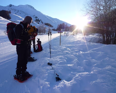 PXL014 Au départ d'une grande traversée du vallon d'Aigue-Agnelle.