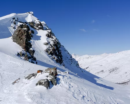 Pic Traversier, depuis le col de Longet