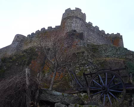 009 Au pied de la forteresse d'Arlempdes.