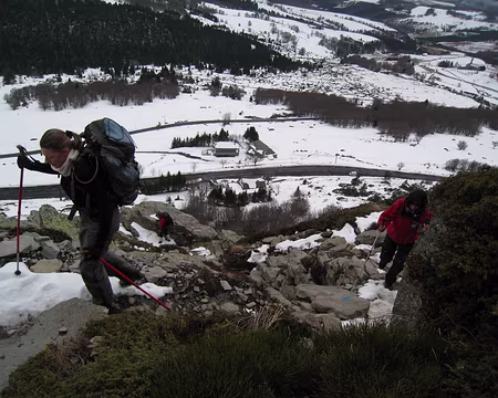 036 Dans les pentes abruptes du Gerbier de Jonc.