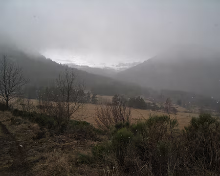 063 La neige retombe à gros flocons. Nous ne verrons pas aujourd'hui le cirque des Boutières.