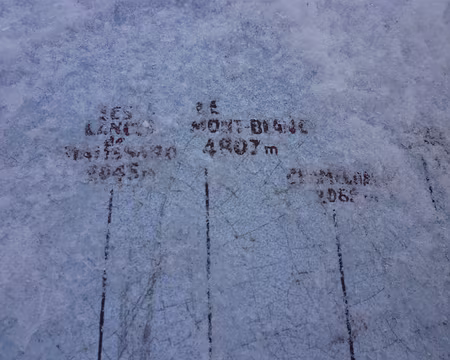 23 et enfin le mont blanc apparait !