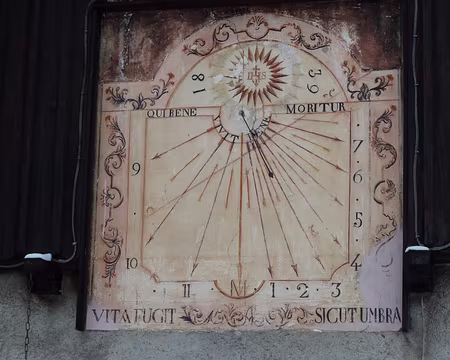 PXL004 Cadran solaire - 1839 - du Refuge Alpage Tangente --- 