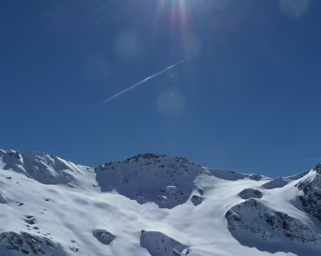 PXL015 Pic de Caramantran (3025m) depuis le Refuge Agnel (2580m) 18 mars