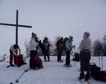 006 Arrivée à la croix de la Crête de Curlet (2301m)