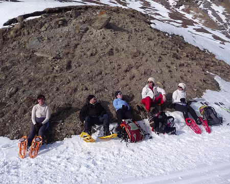 037 Pause sur le chemin du retour...