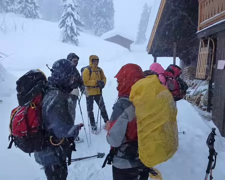 PXL011 2ème jour - Départ sous la neige