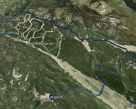 dimanche Dimanche 16km +768 -789, départ télésiége de la Quoi, retour plateau de Géve