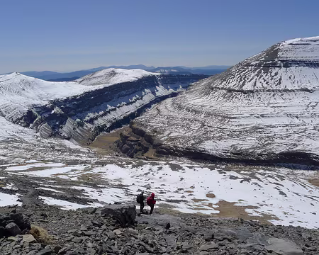 051 Le canyon d'Ordessa sous la neige. Superbe paysage !