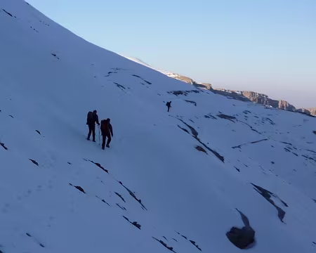 091 Prudence, dans les pentes dominant le canyon.