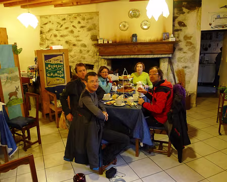 PXL052 Dernier petit-déjeuner au gîte de Clavans-le-Bas.