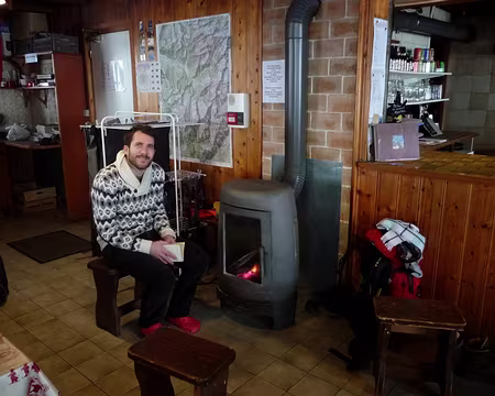 PXL006 Enfin refuge de Bostant ouvert pour réchauffage et séchage