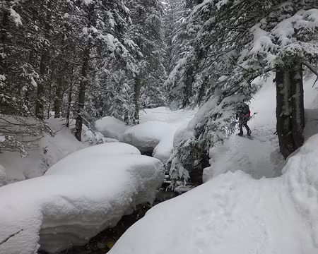 PXL003 le torrent de Salèse déborde de neige