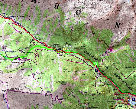 PXL009 Aller-retour au col de Salèse - 16 km - + 600 m, sous la neige.