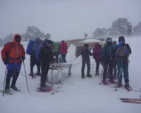 071 les conditions climatiques font que nous avons été encordés