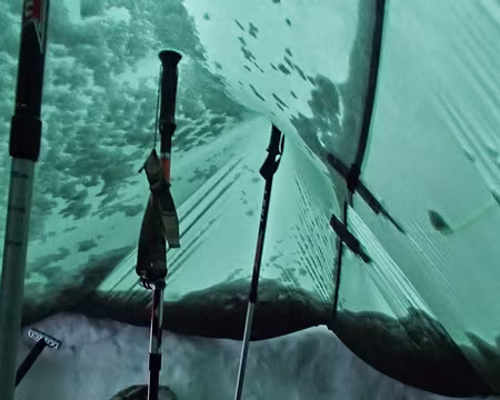 PXL023 à l'intérieur, 1m40 sous plafond ; en hiver, avoir de l'espace est un critère important