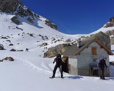 44 Cabane, derrière le col de la Gipière de l'Orrenaye.