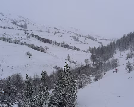 80 La vallée de l'Ubayette, après la petite chute de neige nocturne.
