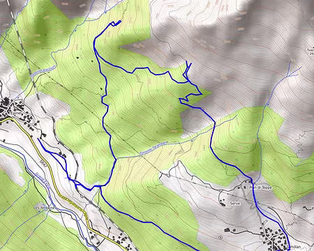 10 10 mars : 11 km, +940 -940 avec un demi tour vers 2255 car c'est vraiment trop pentu sans les ailes des anges...