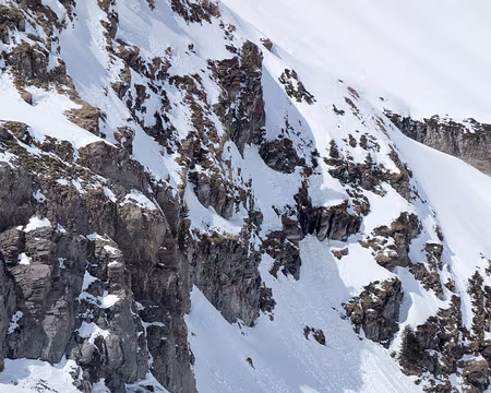 20190406-14h46m21s-DSC00298-V3 La neige fraiche coule au bord de la piste.